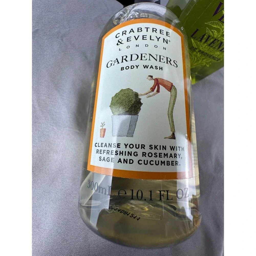 Crabtree‎ & Evelyn GARDENERS Body Wash 10.1 oz DISCONTINUED New